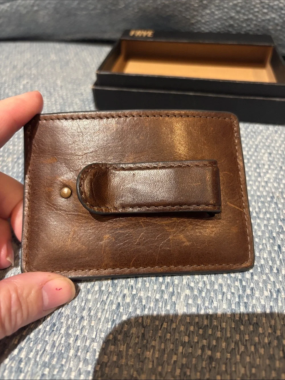 NEW Frye Money Clip/cardholder